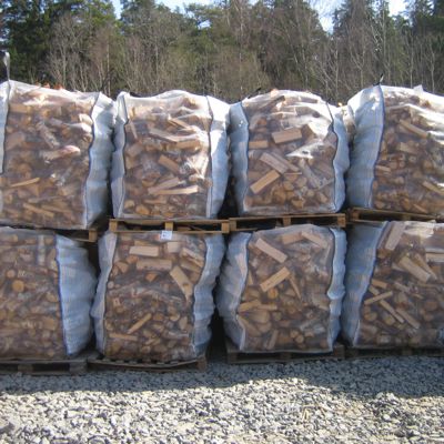 Robuste Holzsäcke für Brennholz