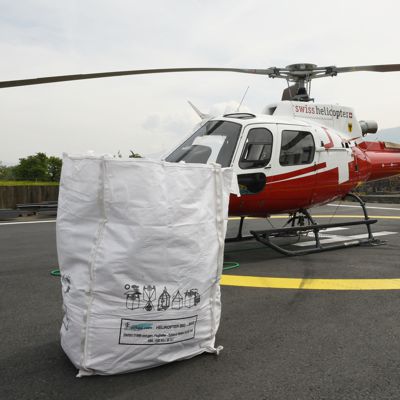 Big Bags für den Helikopter-Transport